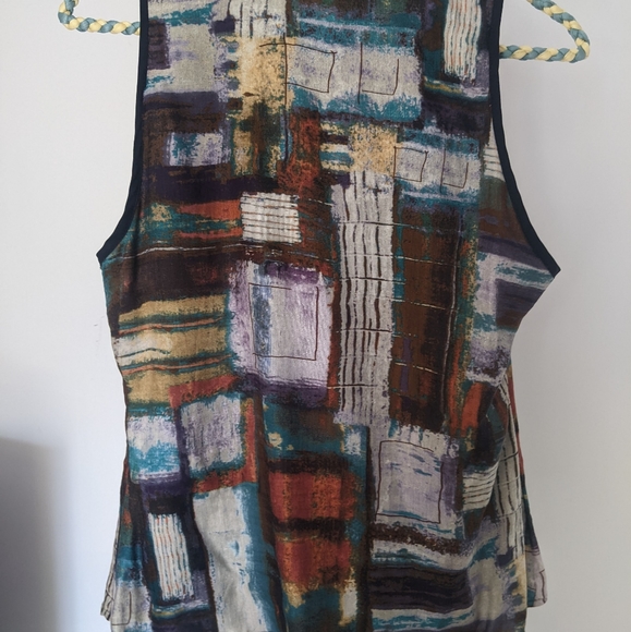 Dagg & Stacy silk sleeveless top - Picture 2 of 4